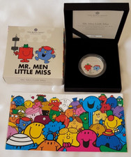 Mr Strong & Little Miss Giggles ~ £2 Silver Proof One Ounce Coin 2021 Royal Mint