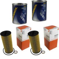 2X Original Mahle / Knecht ÖLfilter OX 137D + 2X SCT Motor Flush MotorspüLung