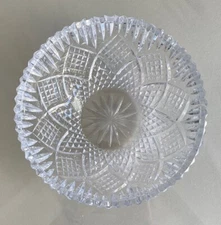 Vintage Lead Crystal Bowl Ireland Possibly Tyrone Crystal 7.75 Inches