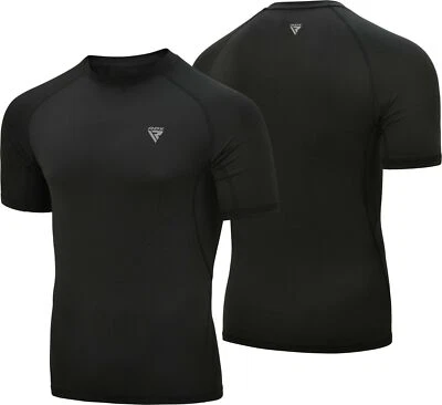 RDX Rash Guard MMA Compression Sport Training Running Cycling homme shirt - Photo 1/4