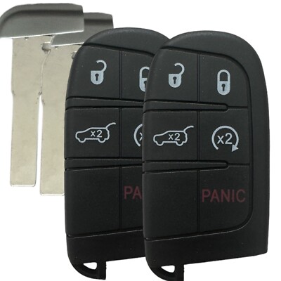 2 Smart Key For Jeep Compass 2017 2018 2019 2020 2021 M3N-40821302 Proximity Fob