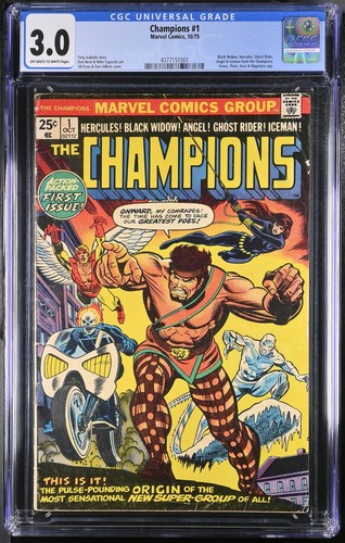 Champions Issue 1 CGC 3.0 Key Issue Comic