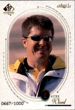 1999 SP Authentic Ward Burton SP 0667/1000 Auto Racing #74