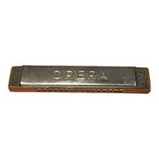 Vintage Opera Harmonica Music Instrument 32 Holes Made In Poland
