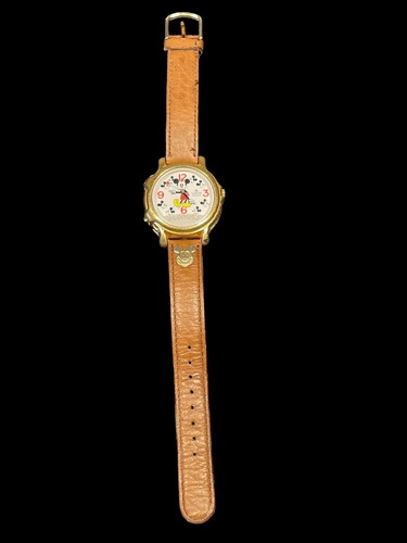 Vintage Disney Lorus Melody Mickey Watch Mickey Mouse Musical Collectible - Picture 2 of 12