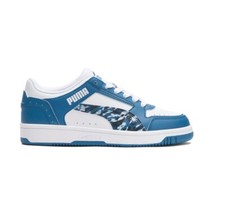 Puma Rebound Joy Lo Camo Lace Up Youth Boys White Sneakers Casual Shoes 3917330