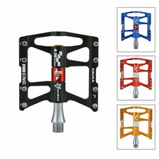 ROCKBROS Bicycle 4 Sealed Bearings Pedals Bike Aluminum alloy Pedels 9/16" 2Pcs