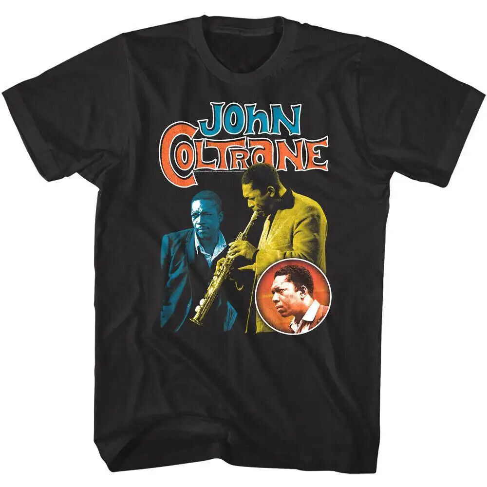 JOHN COLTRANE JAZZ SAX Tシャツ ブラック M John Coltrane Jazz Saxophone Men's T Shirt | eBay