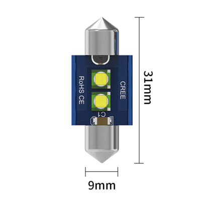 10x 31mm/36mm/39mm/41mm CANBUS LED White Festoon CREE SMD Light Bulbs Error Free