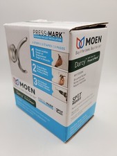Moen Darcy Double Robe Hook Clothes Door Hanger Brushed Nickel MY1503BN - NEW