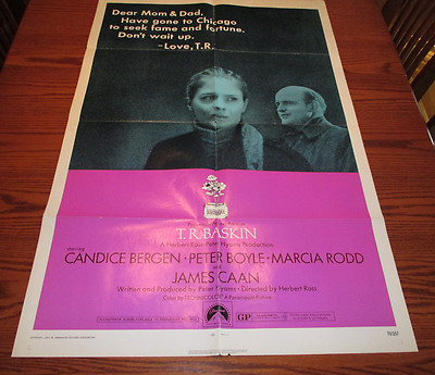 1971 T.R. Baskin 1-SH Movie Poster FN- Candice Bergen, Peter Boyle 71/357