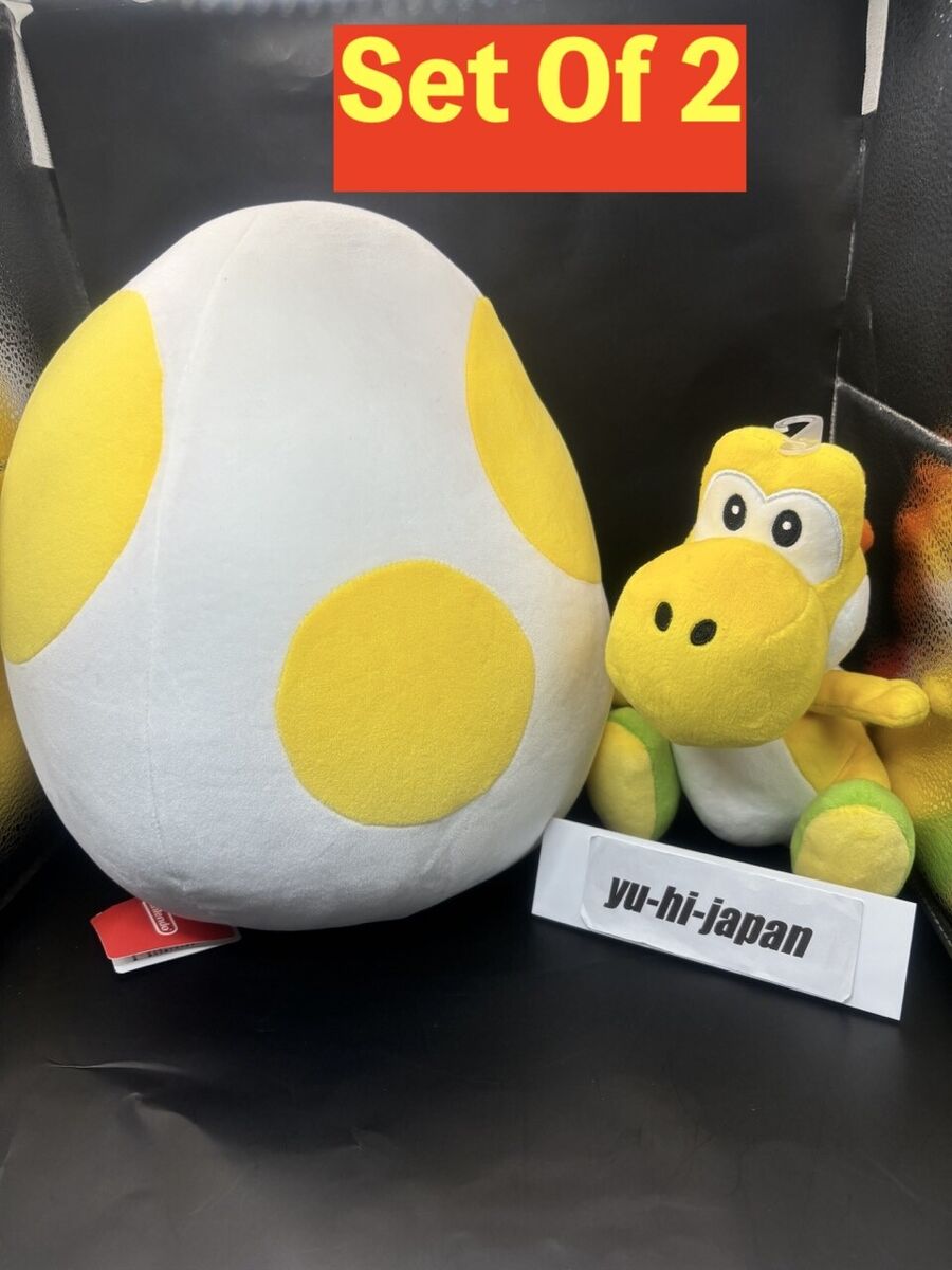 #25144-② ヨッシー Nintendo Official Store Super Mario Yoshi Plush(S) & Egg