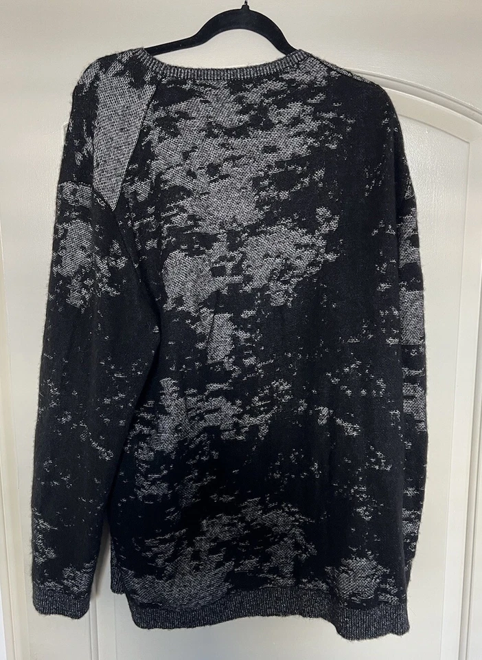 John Varvatos Collection Regular Fit Distressed Crewneck Sweater XXL MSRP: $398 - Image 3 of 4