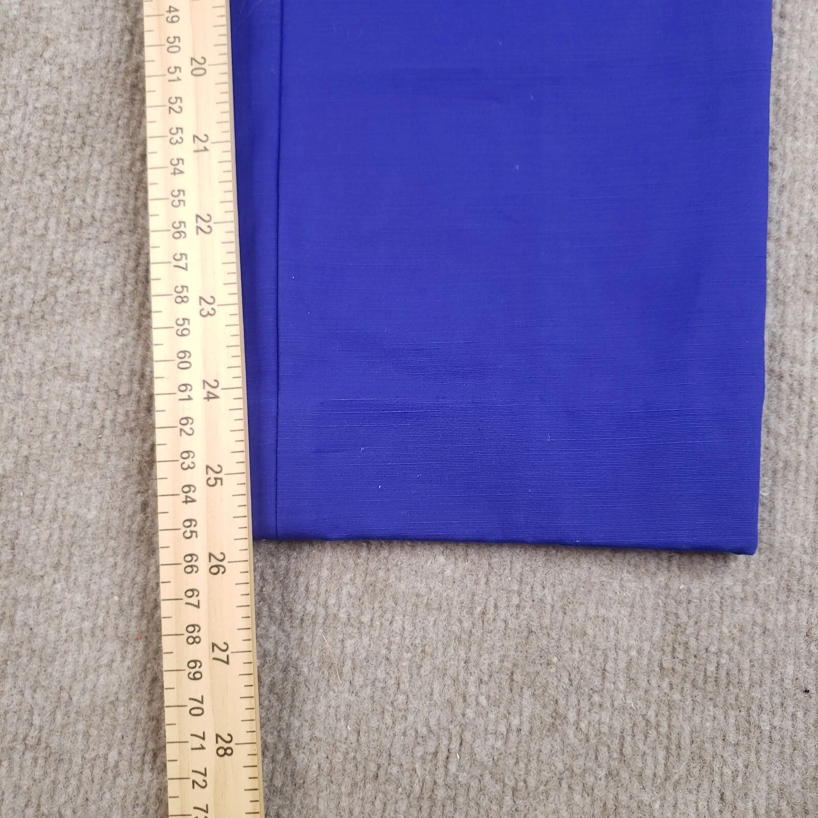 Kate Spade Vestito Pantalone Donna Taglia 8 Blu Live Colorato Gamba Dritta Elasticizzato