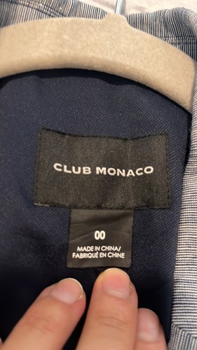 Club Monaco Damen Blazer In Navy Gr. 00 - Bild 3 von 9