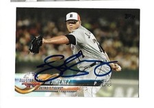 Detroit Tigers JOE JIMENEZ  Signed 2018 Topps Update Card #US197
