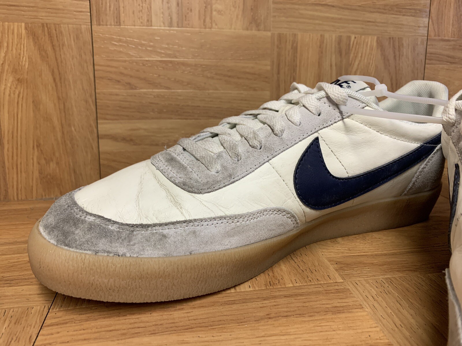 RARE🔥 Nike Killshot 2 Leather Sail Navy Gum White Men's 10.5 Shoes 432997-107 image 5