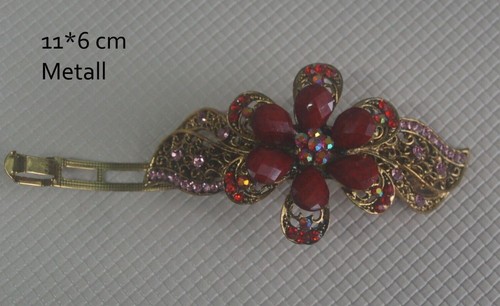 Haarreifen Brautschmuck Tiara Diadem gold silber mit Perlen und Strass - Picture 13 of 21
