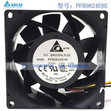 1PCS DELTA PFB0824EHE DC24V 8038 8cm large air volume inverter fan