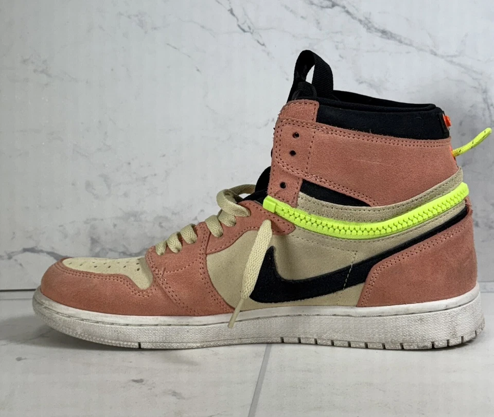 Air Jordan 1 переключатель высоты «Розовый вольт» — мужской размер 10,5 (A1G009323) - Изображение 3 из 4