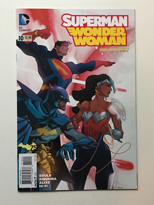 SUPERMAN / WONDER WOMAN #10 NM 75TH ANNIVERSARY VARIANT - DC COMICS 2014