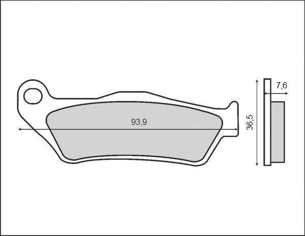 Plaquettes de frein avant KH181 résoud le manque de mordant sur KTM SX