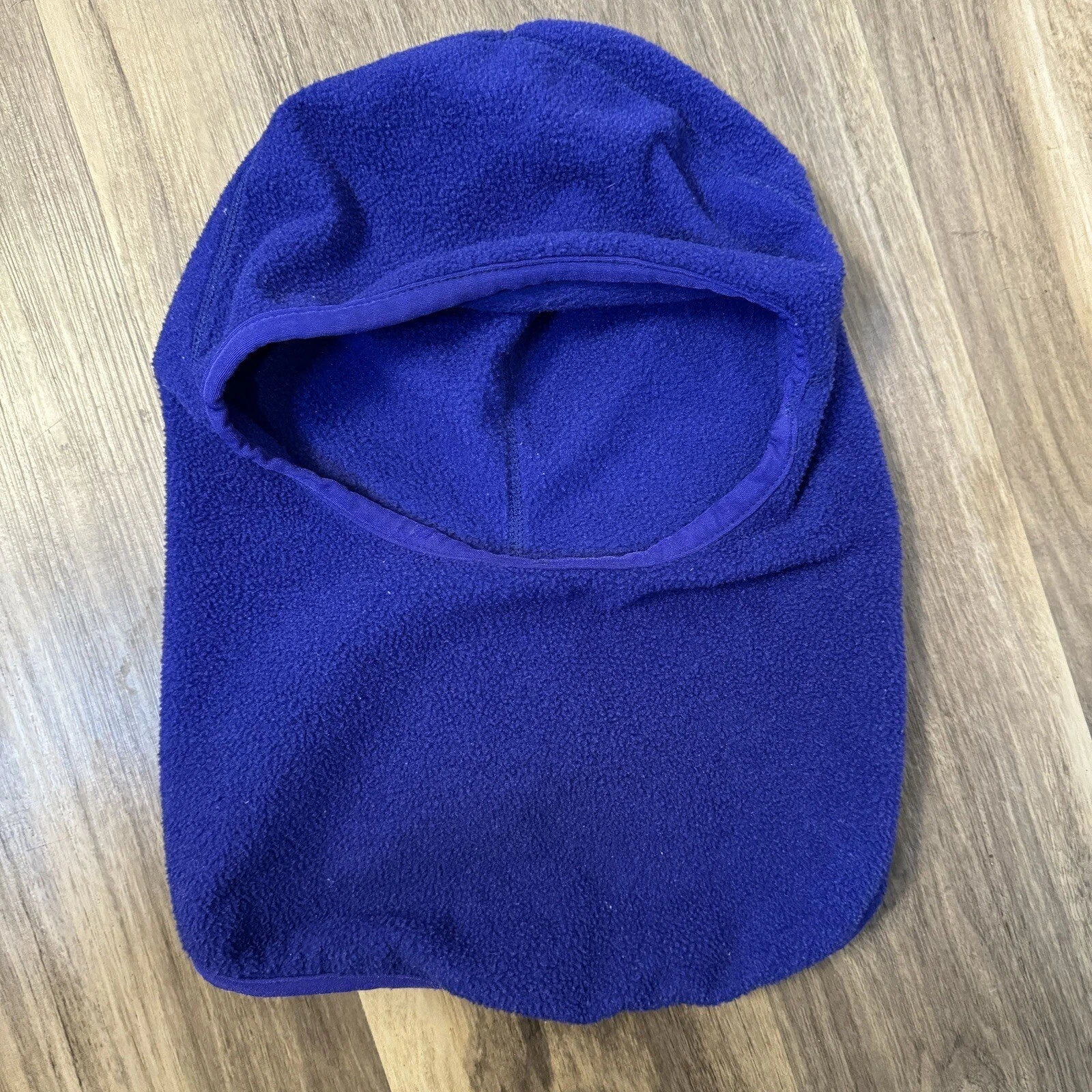 Vintage Patagonia Fleece Balaclava Face Mask One Size Blue purple Made In USA