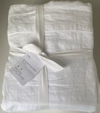 NEW Pottery Barn Belgian Flax Linen Sheet Set...