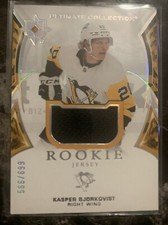 Kasper Bjorkqvist Rookie 2021-22 upper deck ultimate collection 566/699 Patch