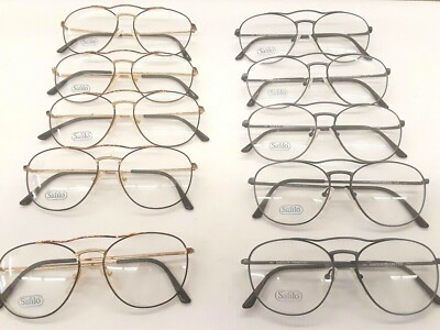 10 pairs lot bulk Vintage SAFILO Team 7725 eyeglasses NEW metal  size 54-15