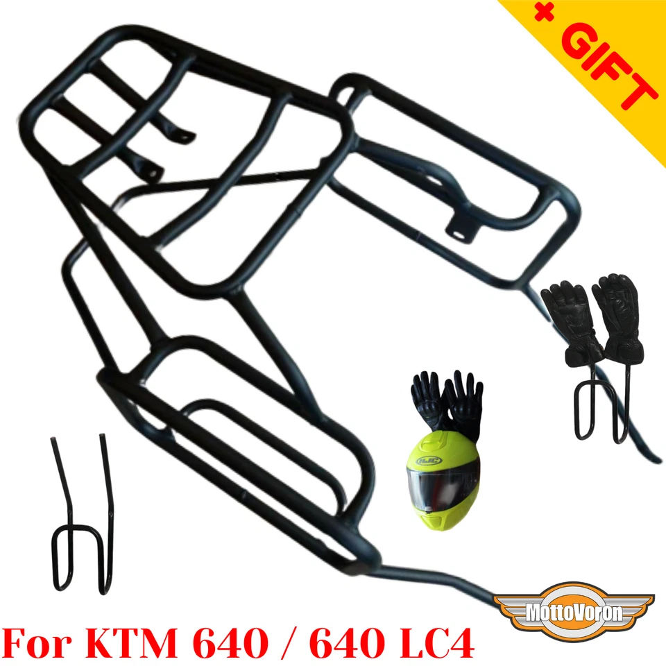 Sistema de equipaje portaequipajes para KTM 640 LC4 640 Adventure portaequipajes lateral Supermoto, Bonus Foto 2 de 4