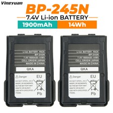 2X Replacement ICOM BP-245H BP-245N Li-ion Battery for Icom IC-M71 IC-M72 IC-M73