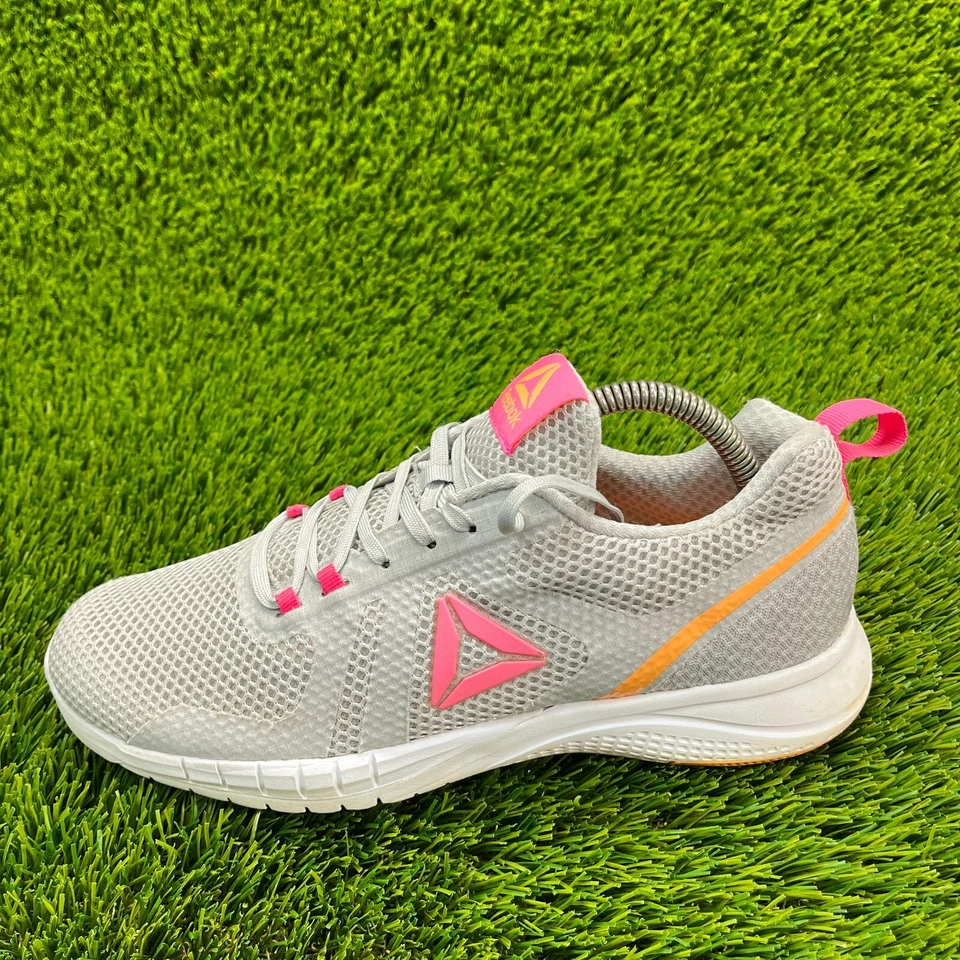 Reebok Crossfit Grace Mujer Talla 8.5 Gris Blanco Caminar Correr Zapatos Tenis Foto 3 de 4
