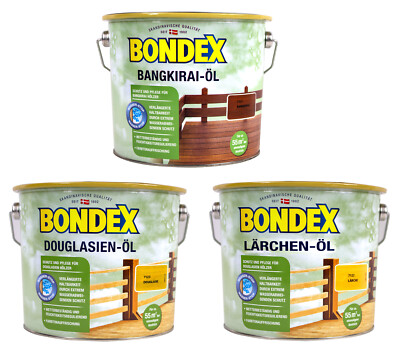 Bondex Hartholzöl Holzöl 4L BEULE Teak Bangkirai Lärche Douglasie UV Öl