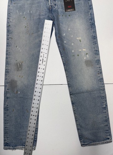 Levi's Men's Premium 501 '93 Straight Fit Straight Leg Blue Jean's 31X30 34X34 - Picture 2 of 16