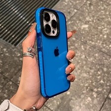 Clear Shockproof Case For iPhone 16 15 14 13 12 11 Pro Max Plus Soft TPU Cover