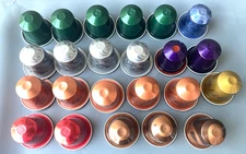 Lot 23 Nespresso pods Mixed Flavors Cappricio Ethiopia Buenos Aires Cioccolatino