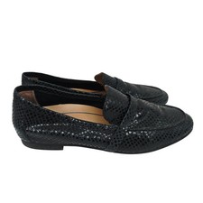 Vionic Zana Lizard Leather Flats Black 7