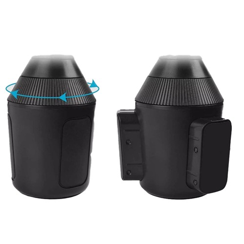 Portabicchieri Auto Supporto Telefono Universale Culla Regolabile Girevole 360° - Foto 3 di 9