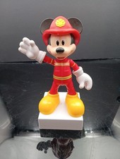 Disney Mickey Mouse Junior Fire Rescue Firefighter 6" Figure Free Ship T2196