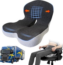 Trucker Seat Cushion for Long Sitting Memory Foam Seat Chair Cushion Office Car