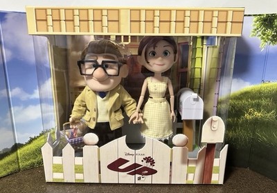 Disney Parks Pixar Up 15th Anniversary Ellie & Carl Limited Edition Doll Set New