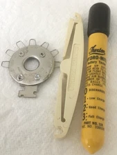 3-VTG AUTO TOOLS #110 Battery Tester, Littelfuse Extractor, Spark Plug Gapping