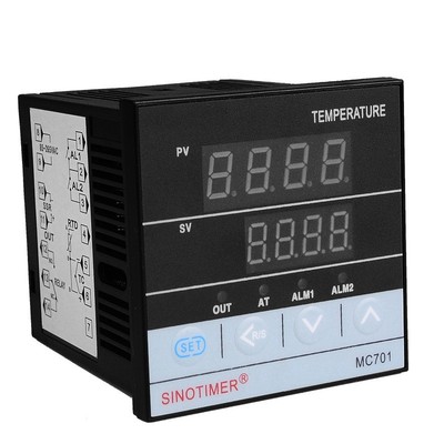  MC701 Digitaler PID Temperatur Regler Wasserdichter K Typ PT100 Sensor Ein7059