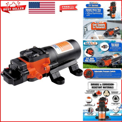 #ad #ad Durable 12V Diaphragm Pump 35 PSI Quiet amp; Efficient for All Water Needs $56.99