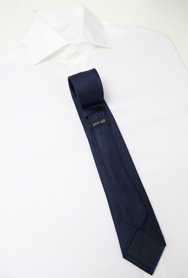 Unbranded Tie Herren Einheitsgröße Blau Reine Seide Spitz
