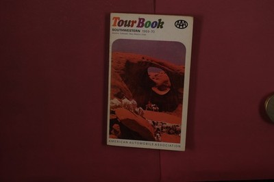 424617 TOUR BOOK SOUTHWESTERN American Automobile Association 1969-70