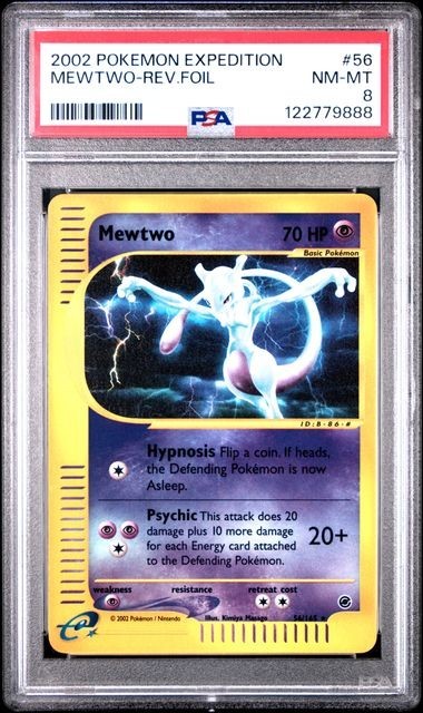 Pokemon MEWTWO 56/165 Reverse Holo (2002 Expedition) PSA 8 | eBay