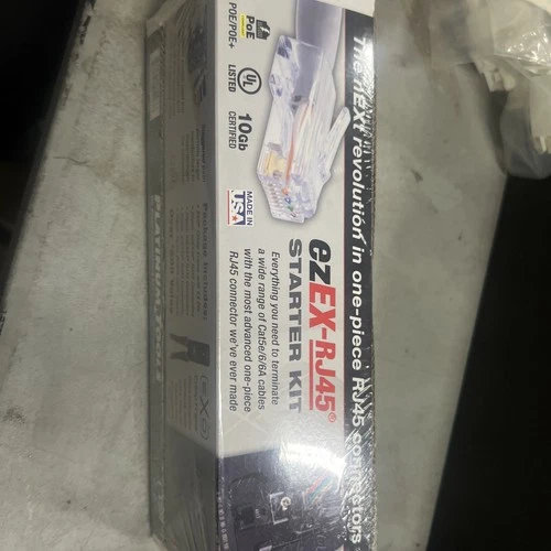 Platinum Tools 90188 ezEX RJ45 Crimp and Connect Starter Kit