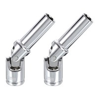 2 StüCk 3/8 Zoll Antrieb Kardangelenk SteckschlüSsel 10Mm CR-V Metrisch 6 Punkt